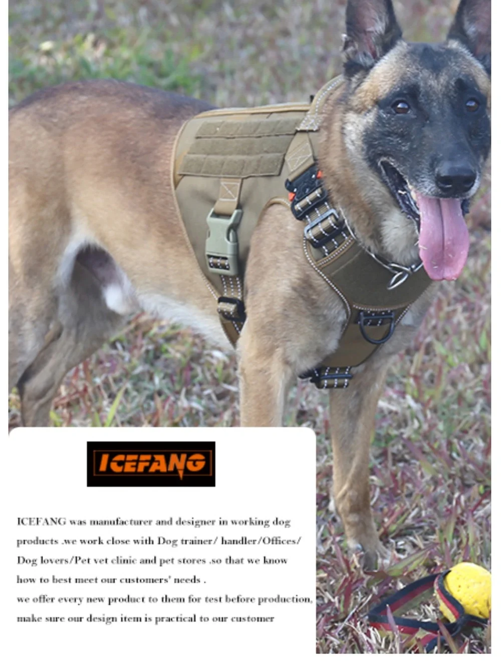 Tactical K9 Vest No-Pull Dog Harness